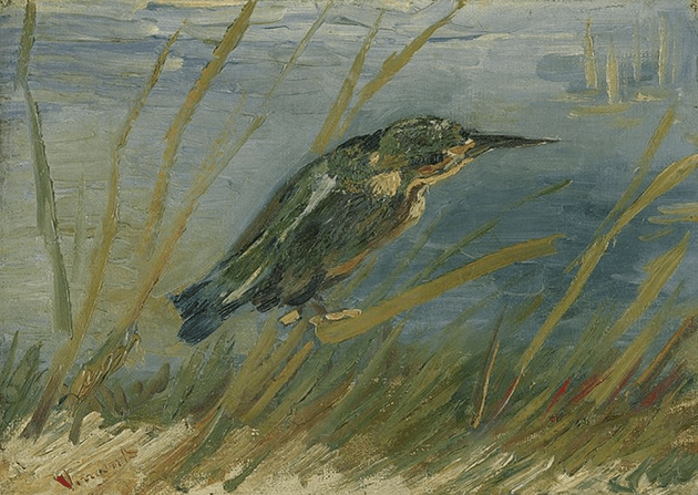Vincent van Gogh, Kingfisher by the Waterside, July-August 1887 Collection of the Van Gogh Museum, Amsterdam